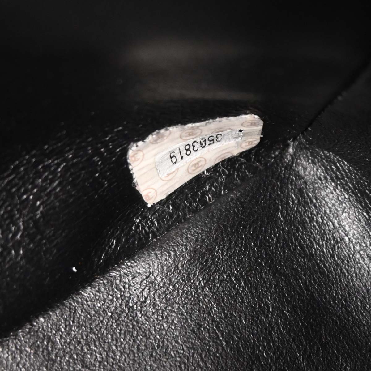 Chanel 1994-1996 Black Lambskin Single Flap Shoulder Bag