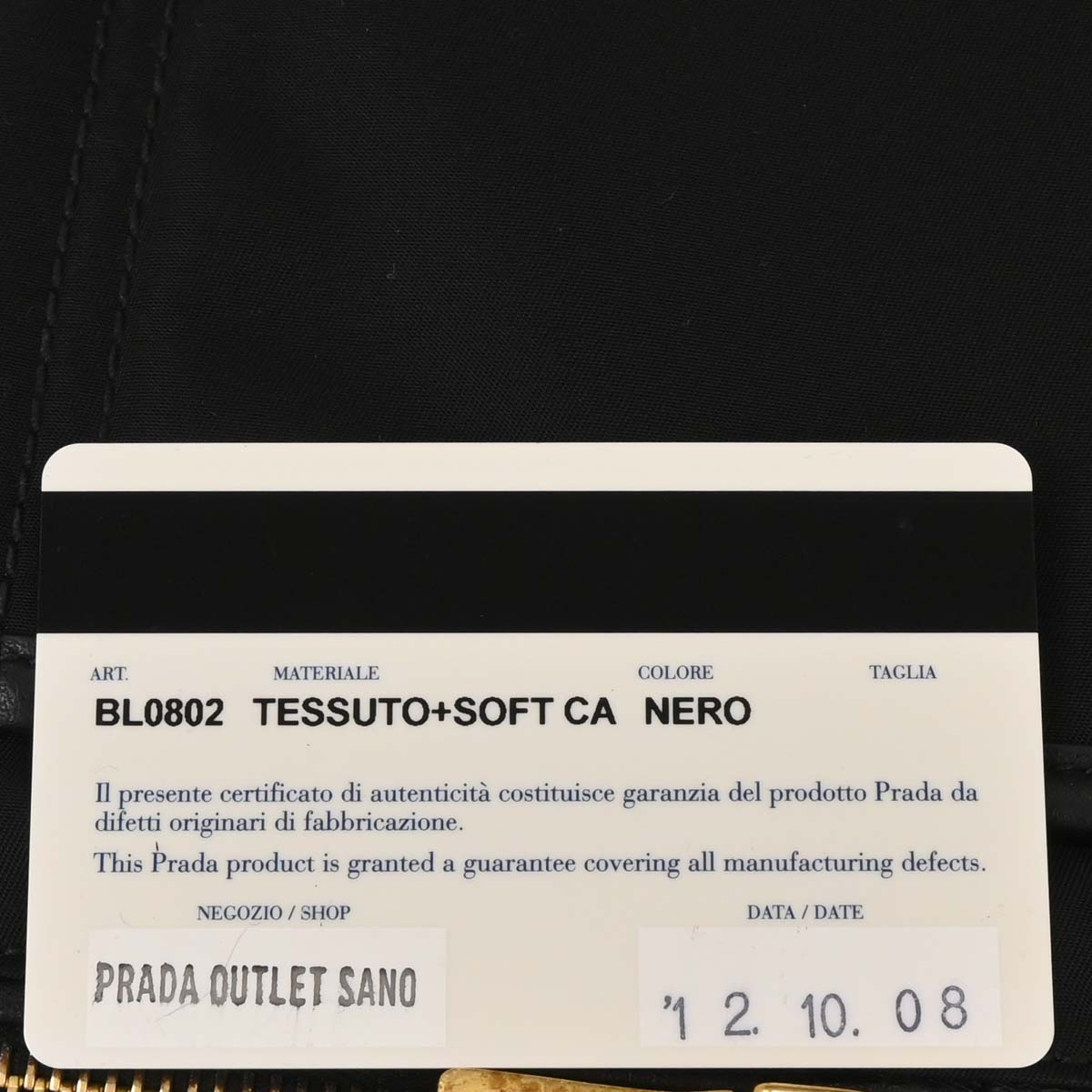 Prada * Black Nylon 2way Shoulder Handbag