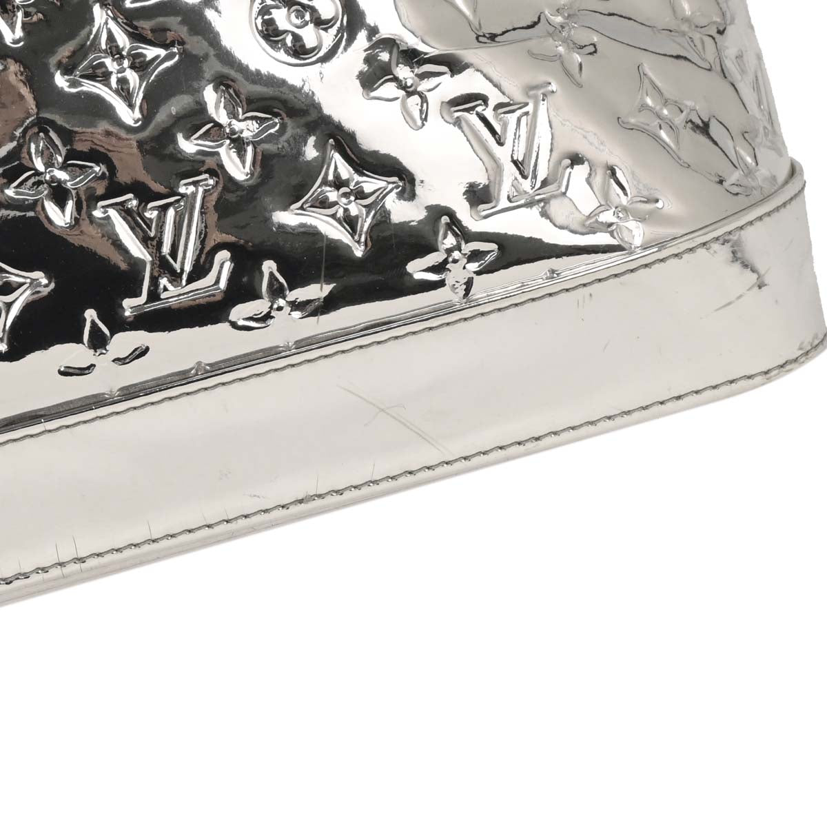 Louis Vuitton Silver Monogram Miroir Alma GM Handbag M95273