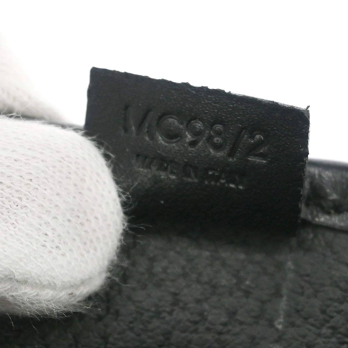 Celine Black PVC Macadam Pouch