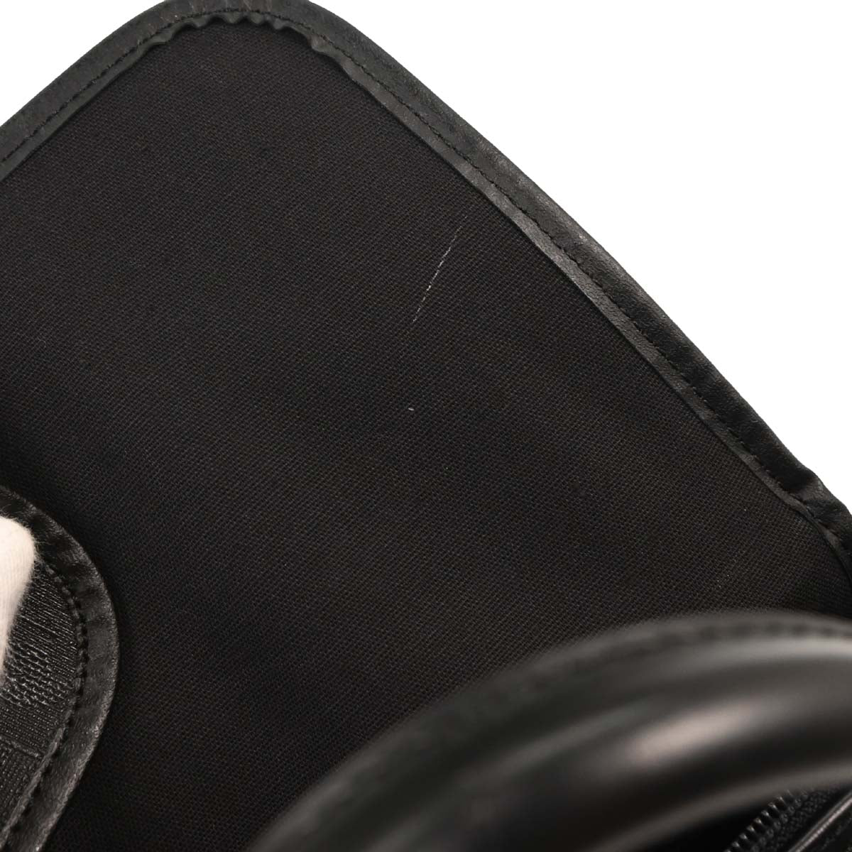 Christian Dior Black PVC Trotter Duffle Handbag