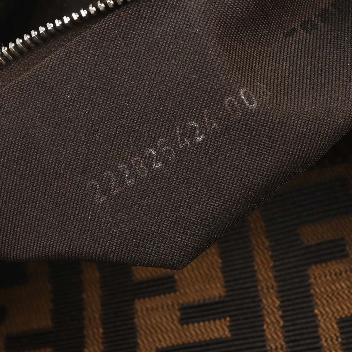 Fendi Brown Zucca Baguette Handbag