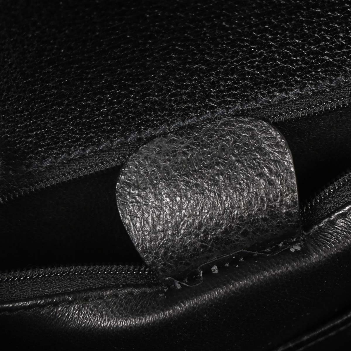 Gucci Black Pigskin Bamboo 2way Shoulder Handbag