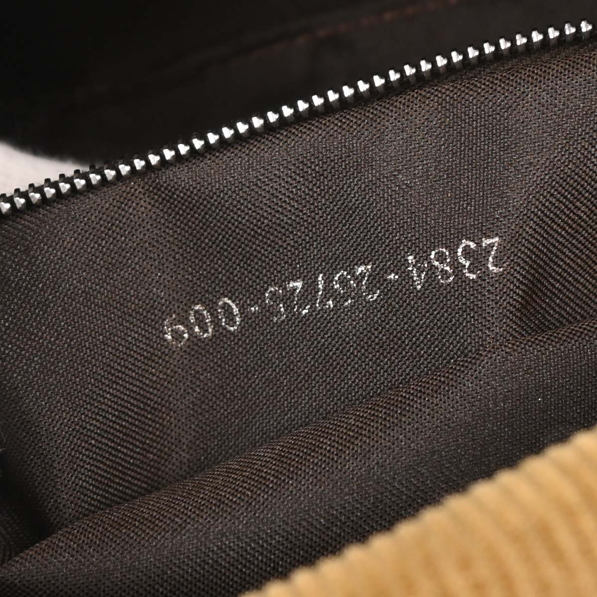 Fendi Brown Corduroy Handbag