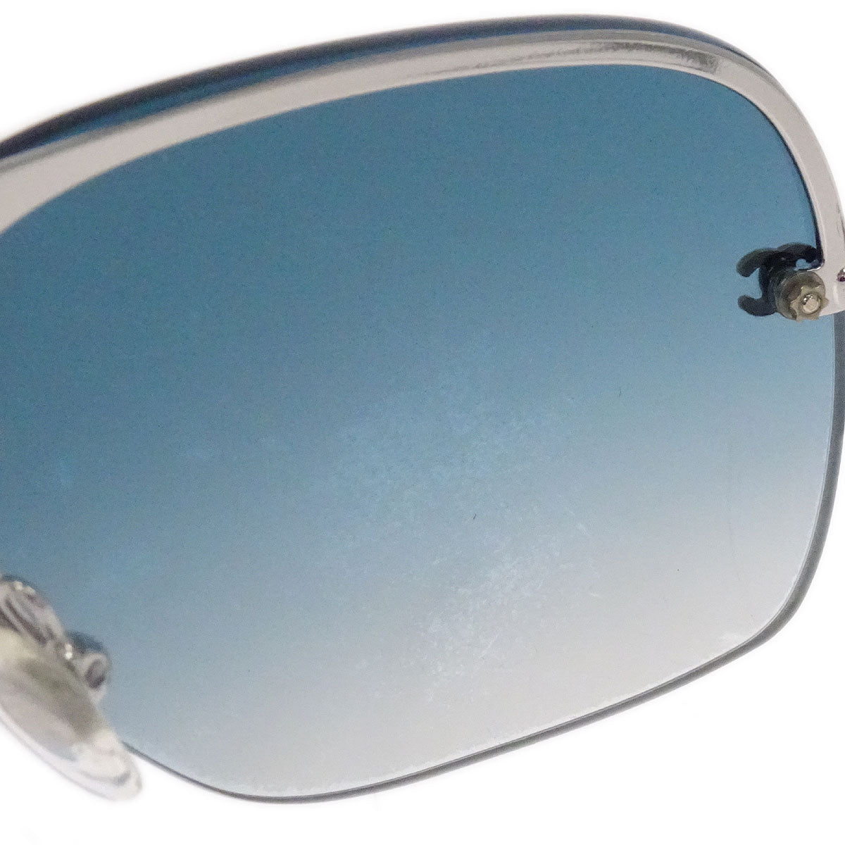 Chanel Sunglasses Eyewear Blue Small Good