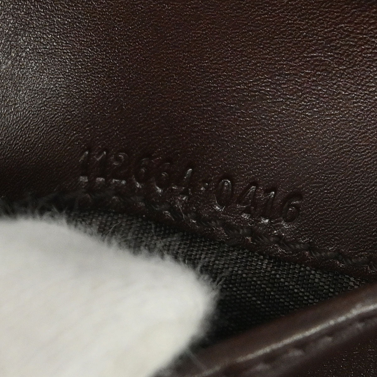 Gucci Brown Guccissima Leather GG Wallet