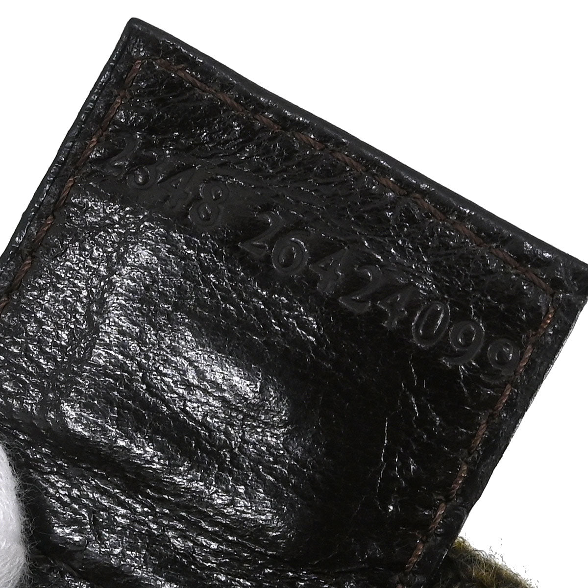 Fendi Brown Wool Baguette Handbag