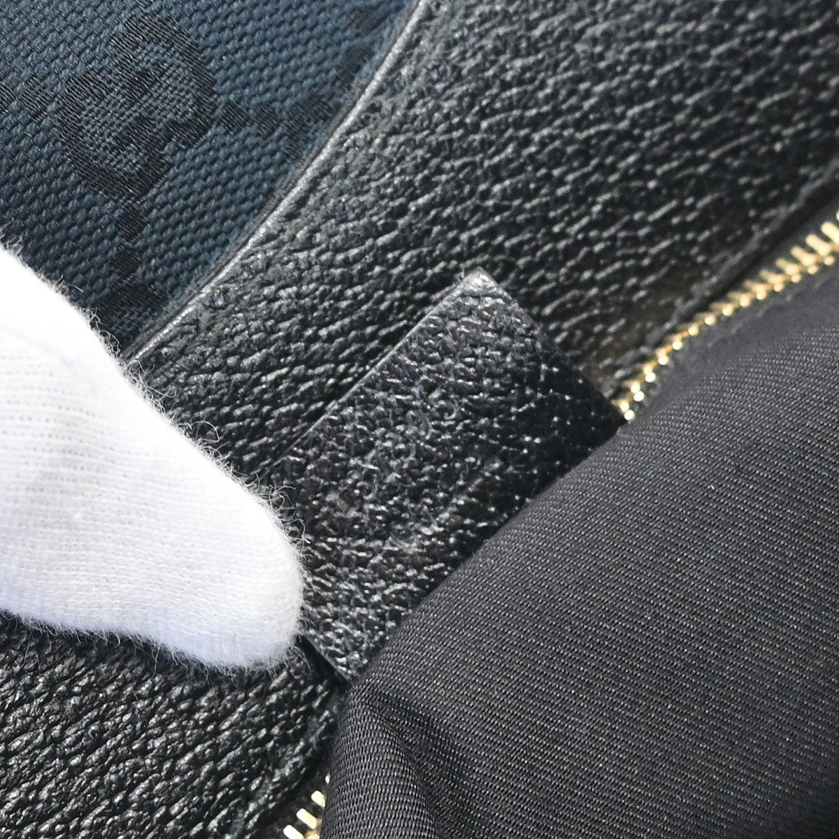 Gucci Black Bamboo GG Tote Bag