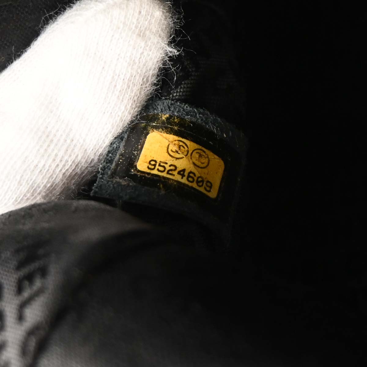 Chanel Black Velvet Satin Handbag