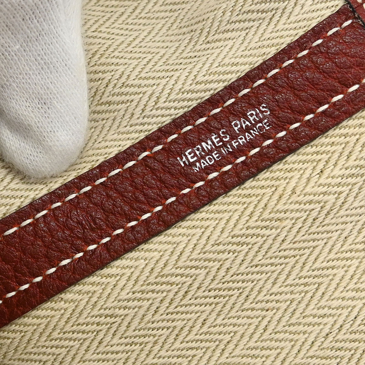 Hermes Rouge H Negonda Garden Party 30 TPM Tote Handbag