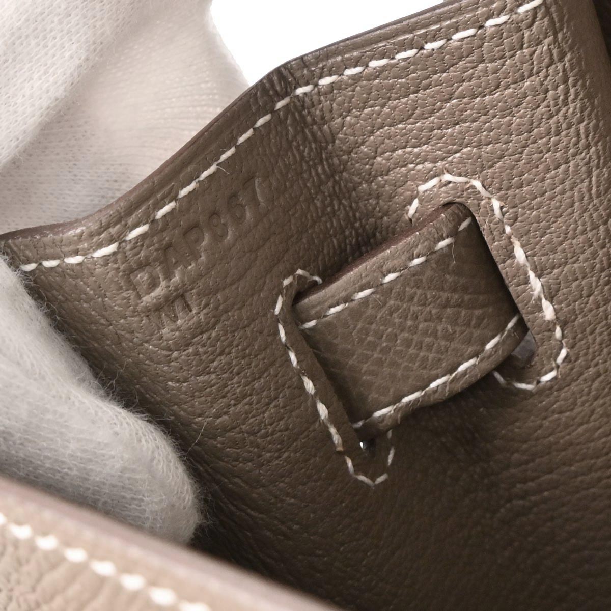 Hermes Etoupe Gray Epsom Kelly 32 Sellier 2way Shoulder Handbag