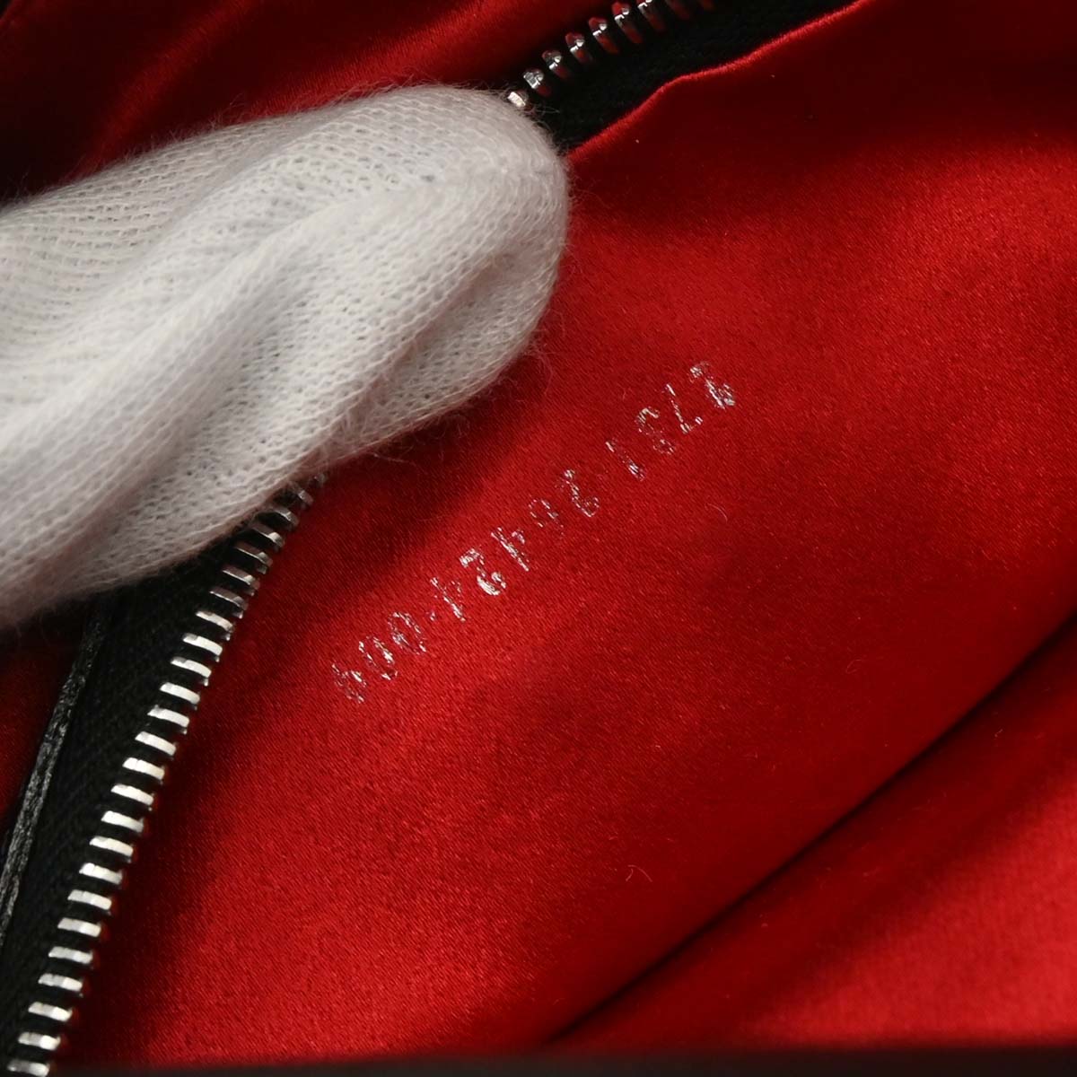 Fendi Black Lambskin Baguette Handbag