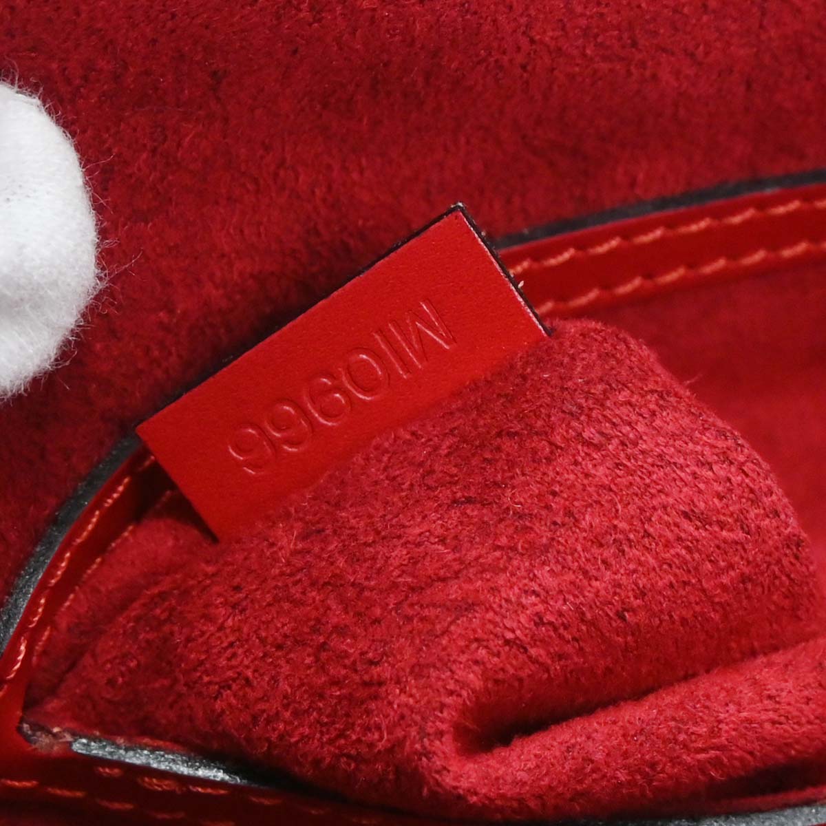 Louis Vuitton Red Epi Alma Handbag M52147