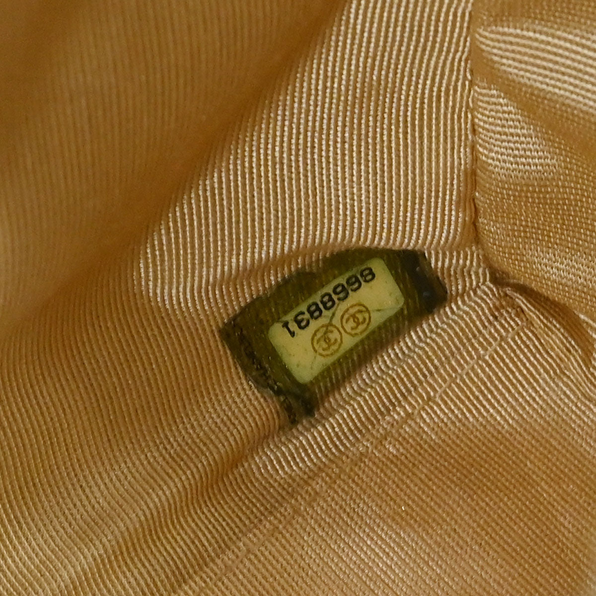 Chanel 2003-2004 Beige Caviar Bowling Bag 27