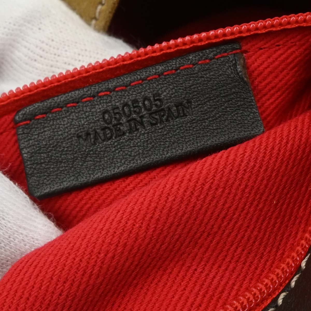 Loewe Beige Suede Shoulder Bag