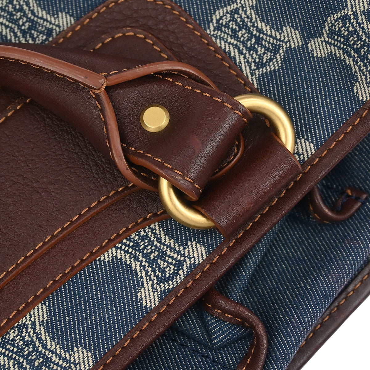 Celine * Blue Denim Macadam Boogie Handbag