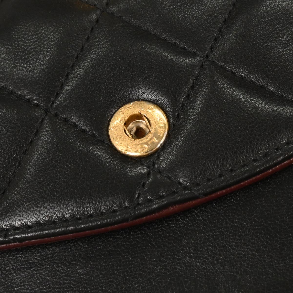 Chanel 1994-1996 Black Lambskin Medium Classic Double Flap Shoulder Bag