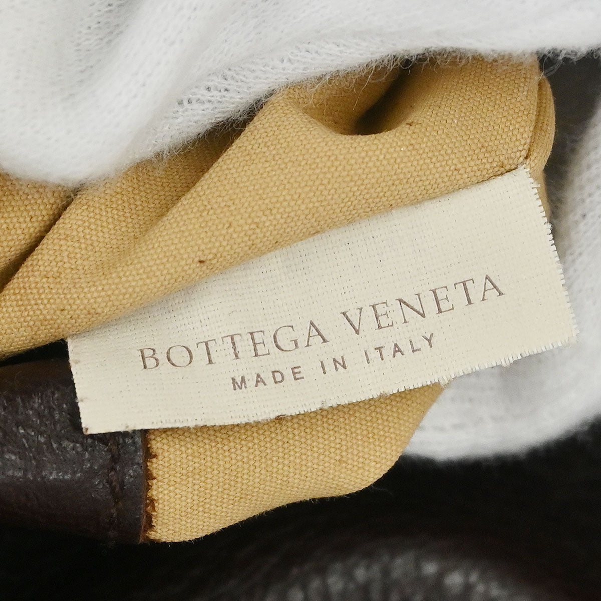 Bottega Veneta Brown Leather Intrecciato Cocker Handbag