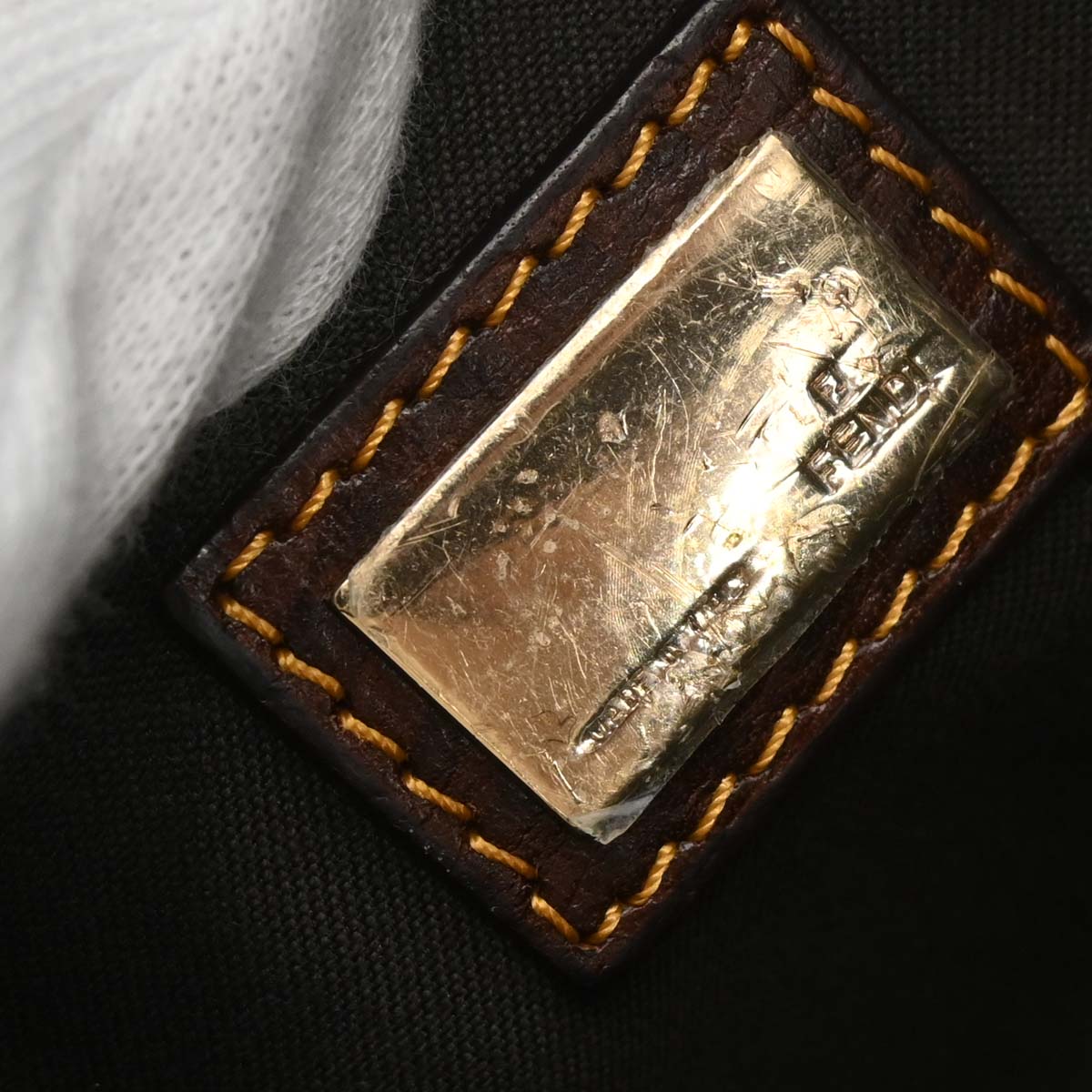 Fendi Beige PVC Zucchino Handbag