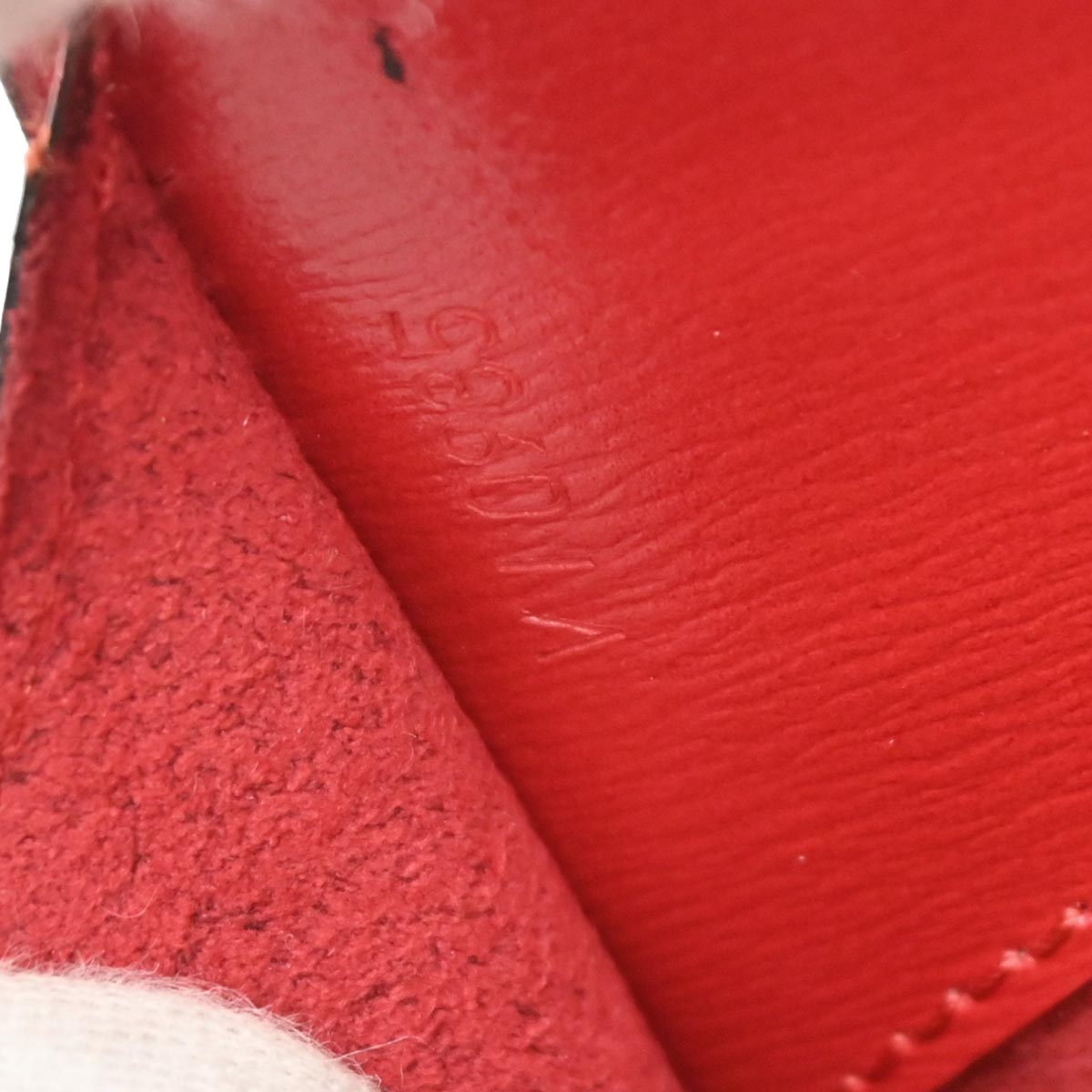 Louis Vuitton Red Epi Cluny Shoulder Bag M52257