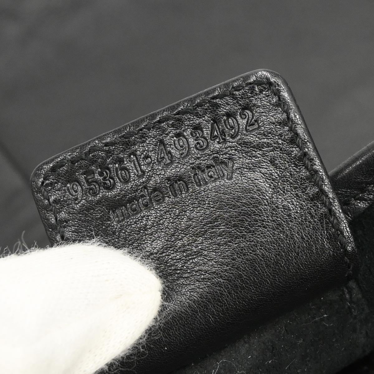 Yves Saint Laurent Black Leather Rive Gauche Mombasa Handbag