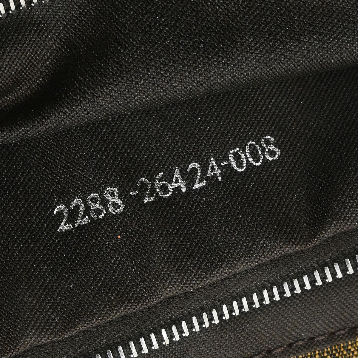 Fendi Brown Zucca Baguette Handbag