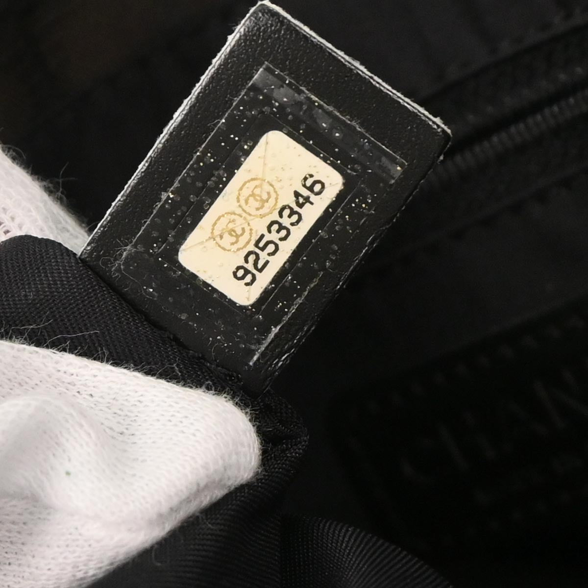 Chanel Brown Jacquard Nylon Travel Line Tote Handbag