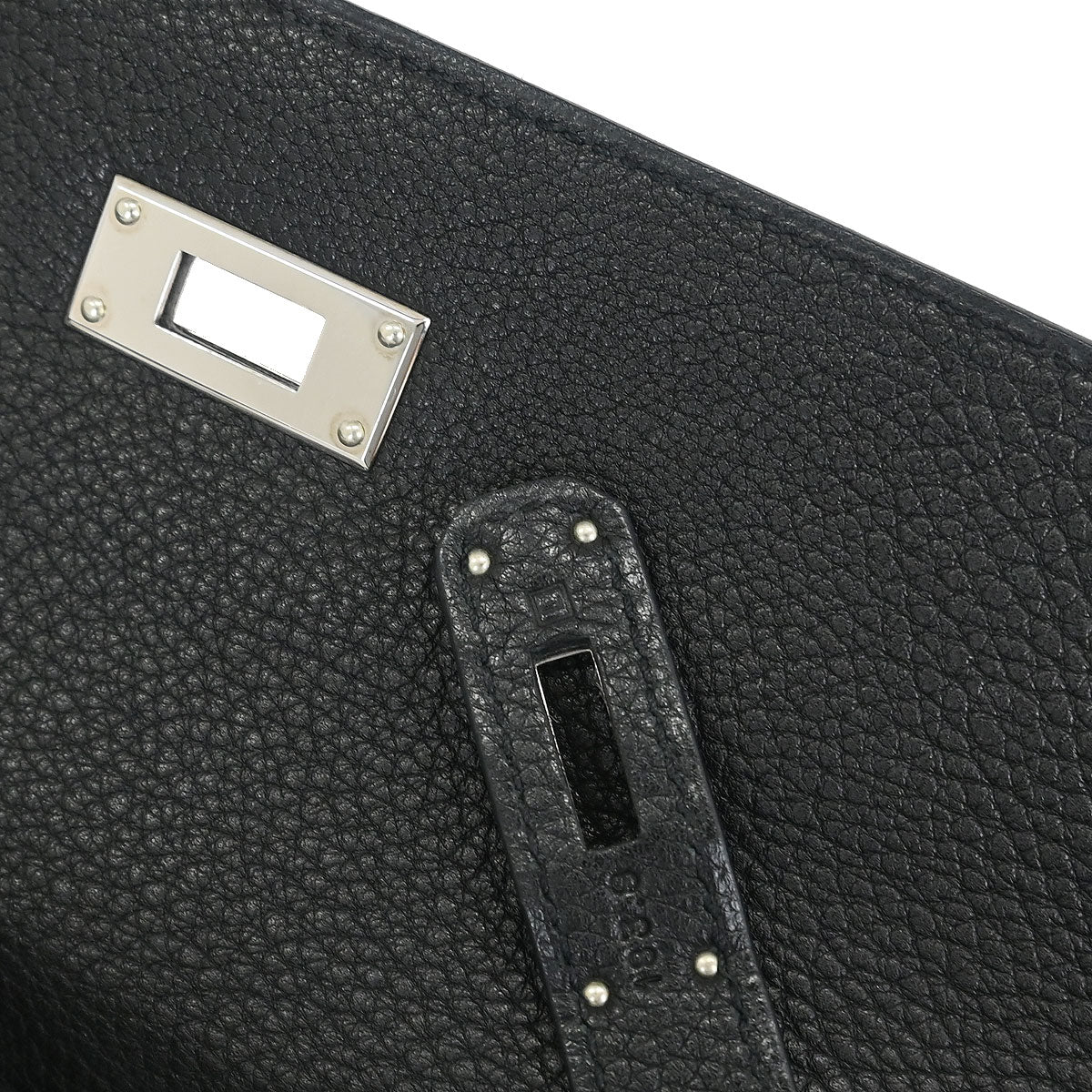 Hermes Black Togo Kelly 35 Retourne 2way Shoulder Handbag