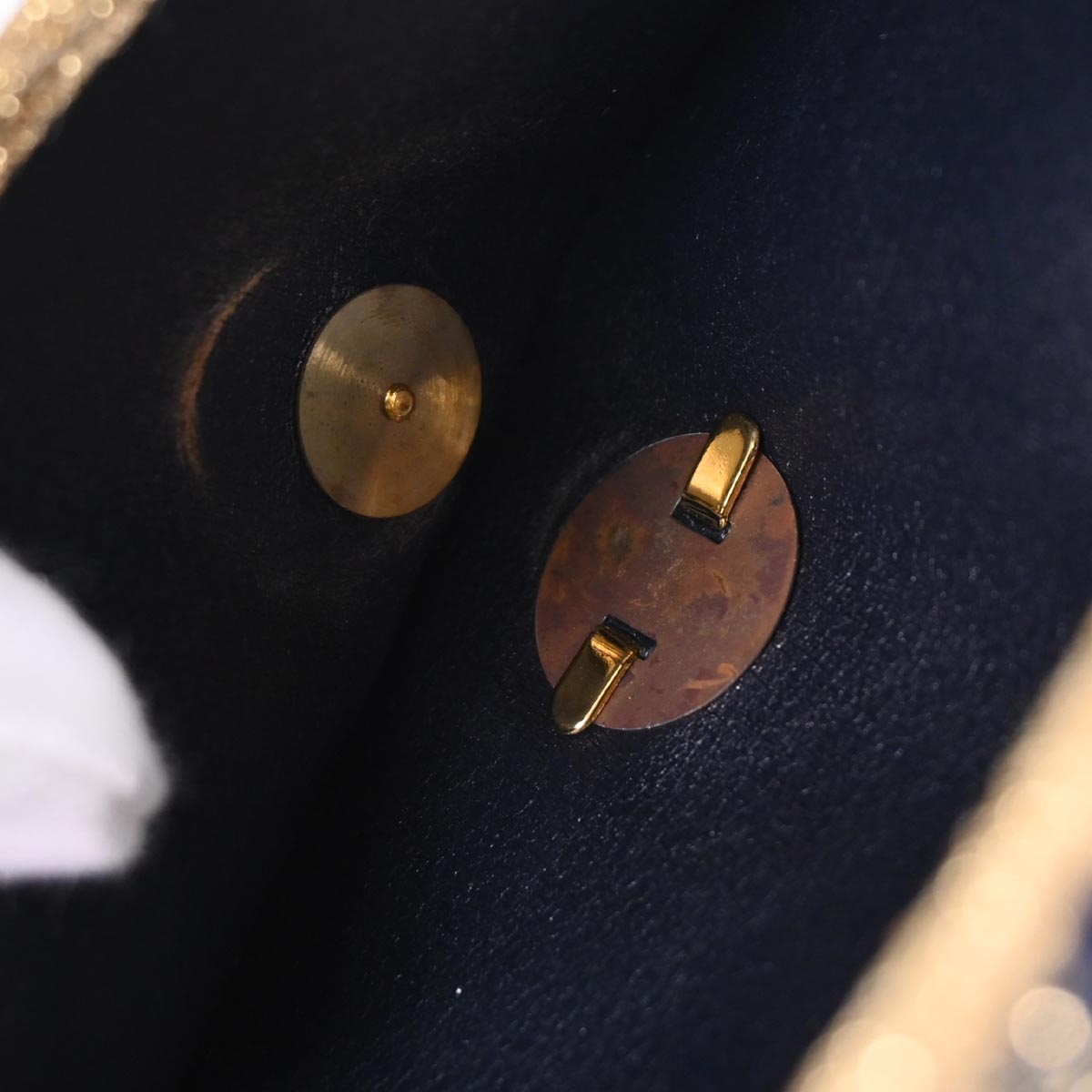 Christian Dior Navy Canvas Trotter Shoulder Bag