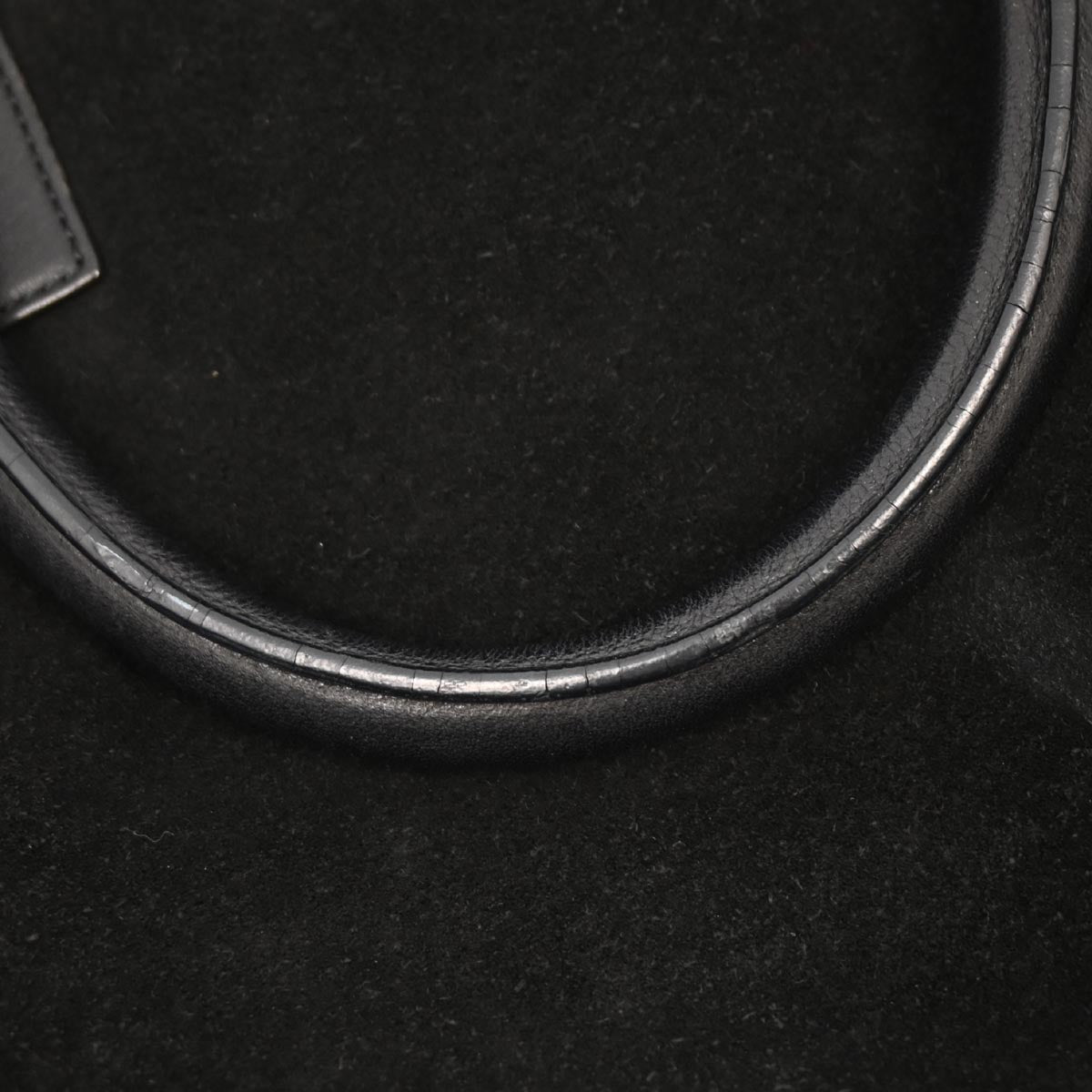 Loewe Black Suede Amazona 36 Handbag