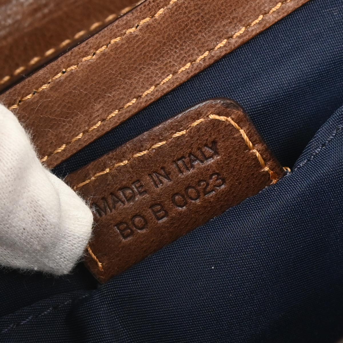 Christian Dior Navy Canvas Street Chic Trotter Handbag