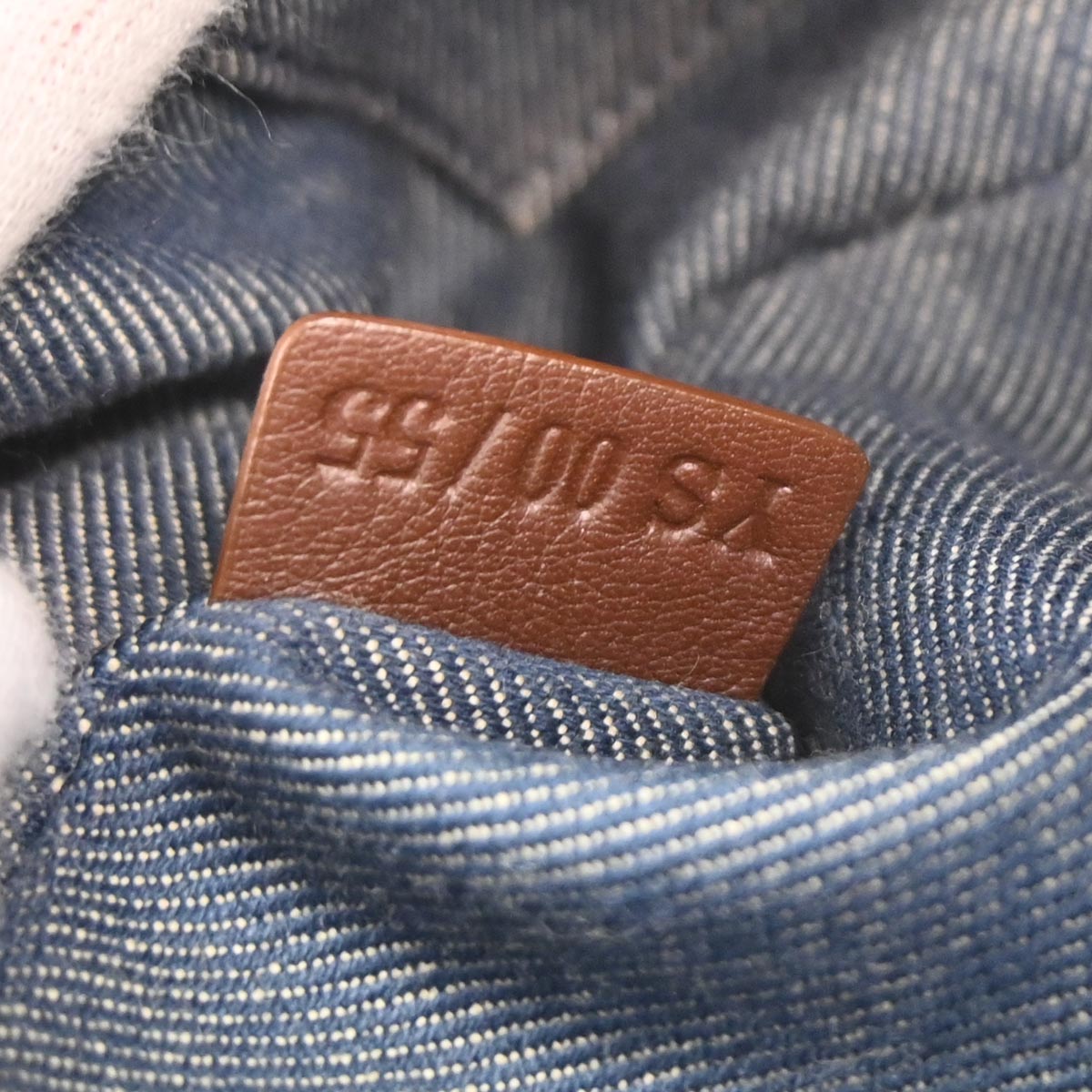 Celine * Indigo Denim Macadam Handbag