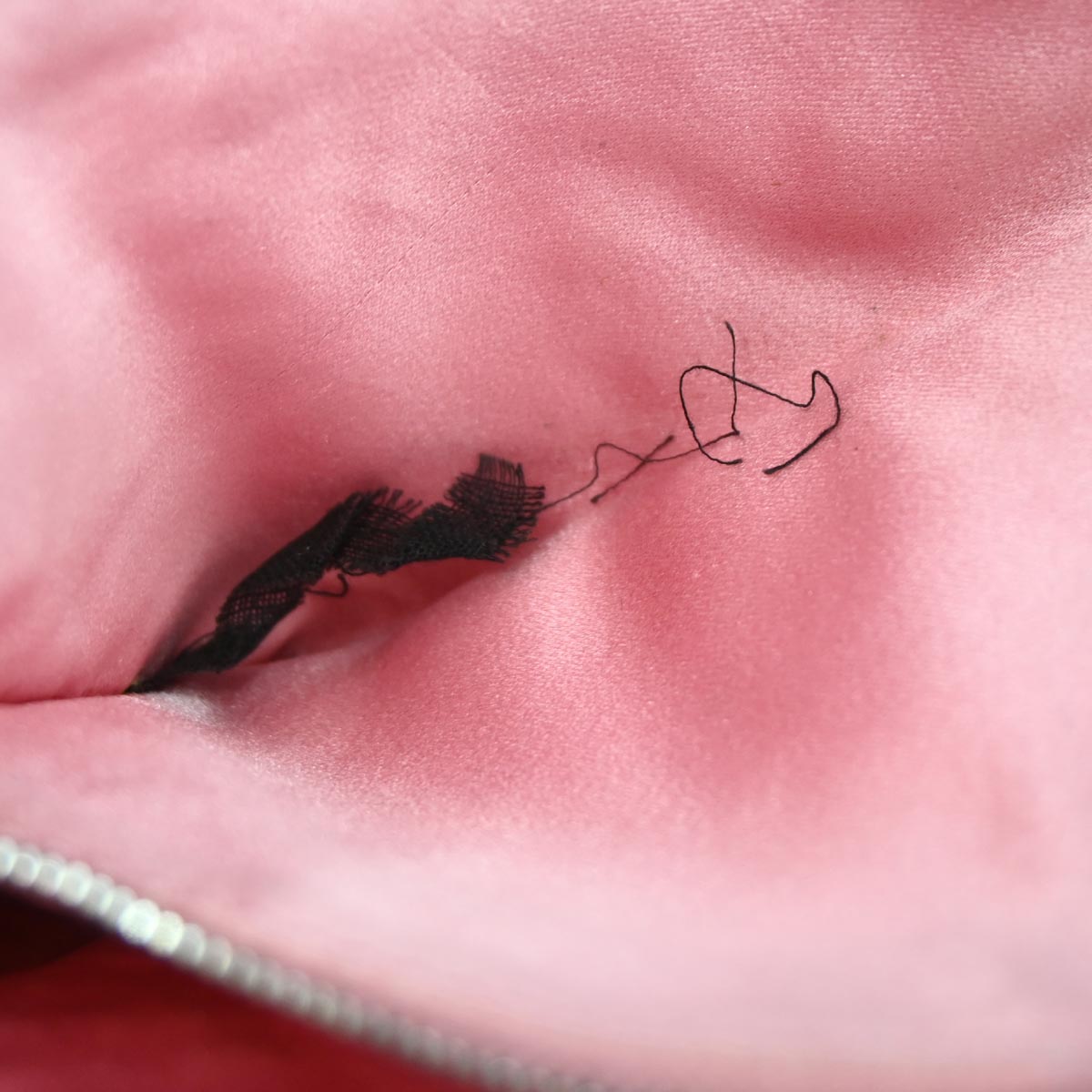 Fendi Navy Denim Beaded Baguette Handbag