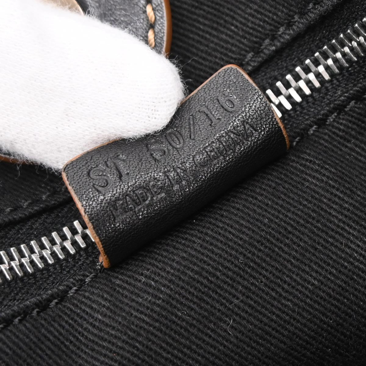 Celine * Black Canvas Macadam Tote Handbag