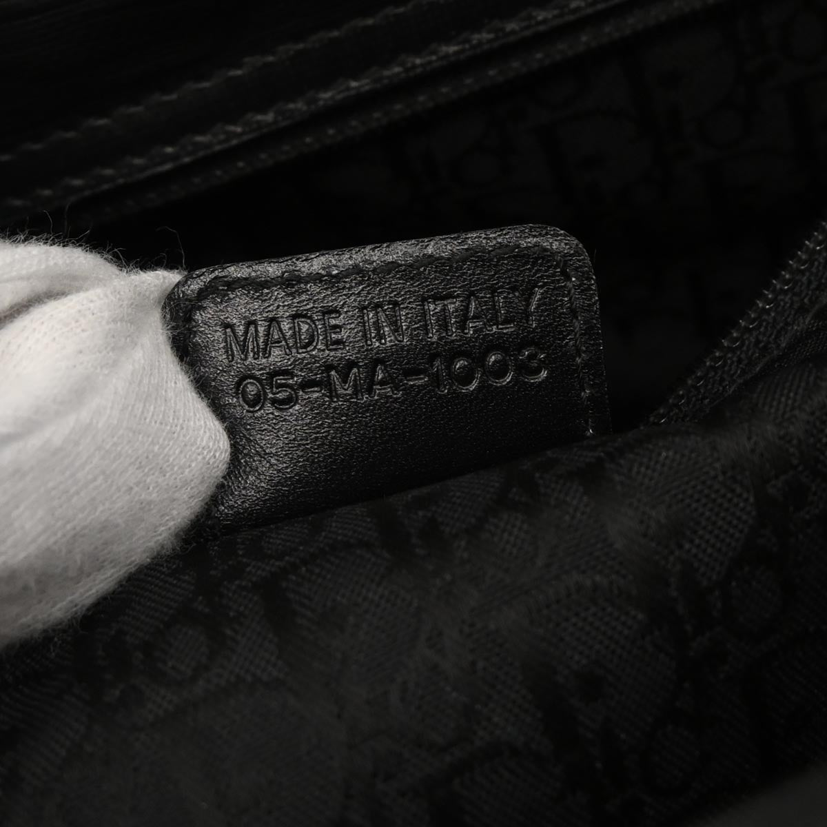 Christian Dior Black Leather Handbag