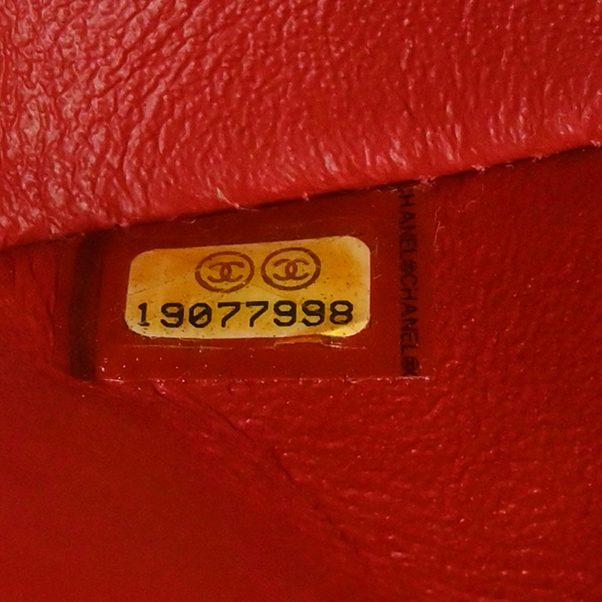 Chanel Red Calfskin Medium Classic Double Flap Shoulder Bag