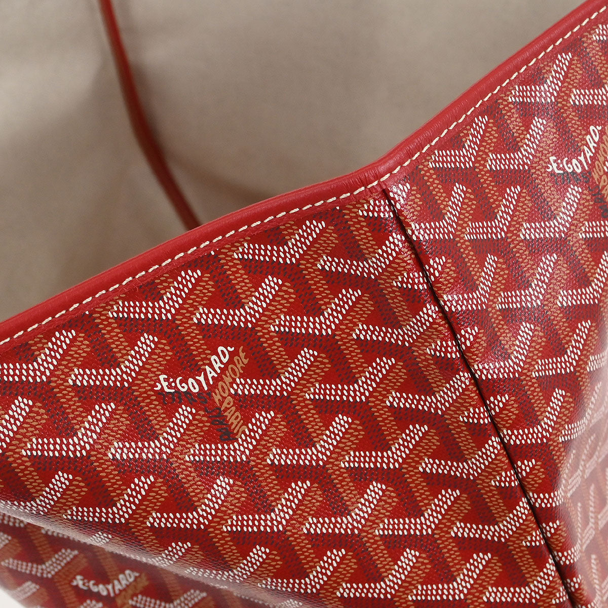 Goyard Red St.Louis PM Tote Bag