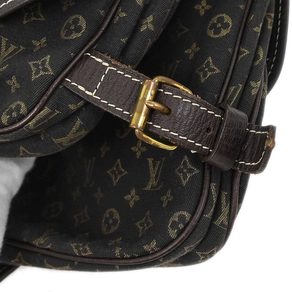 Louis Vuitton Monogram Mini Lin Saumur 30 Shoulder Bag M95227