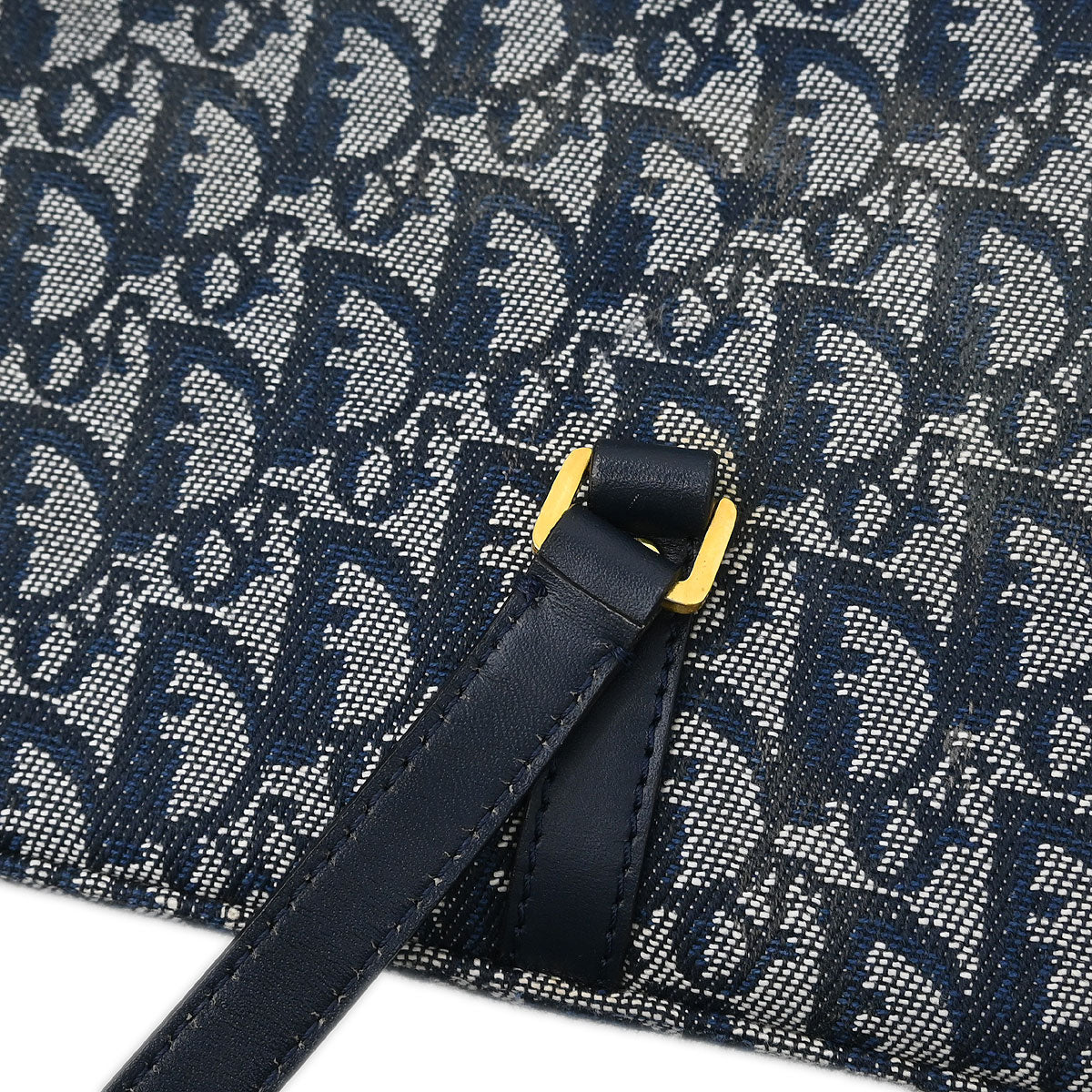 Christian Dior Navy Trotter Handbag
