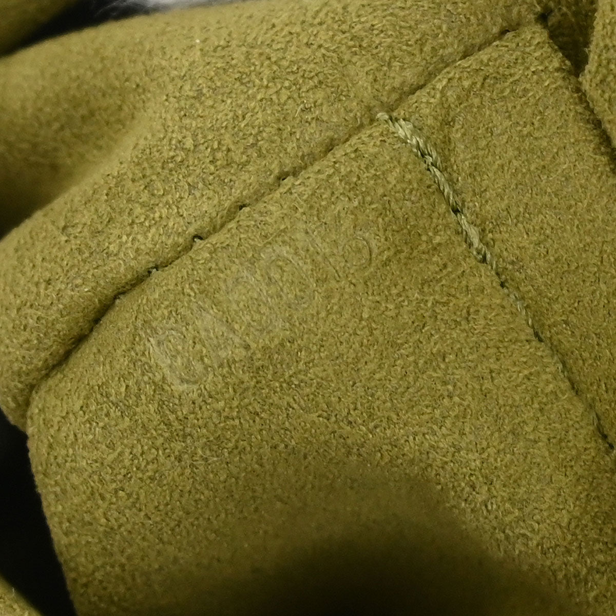 Louis Vuitton Khaki Monogram Denim Mini Pleaty Handbag M95217