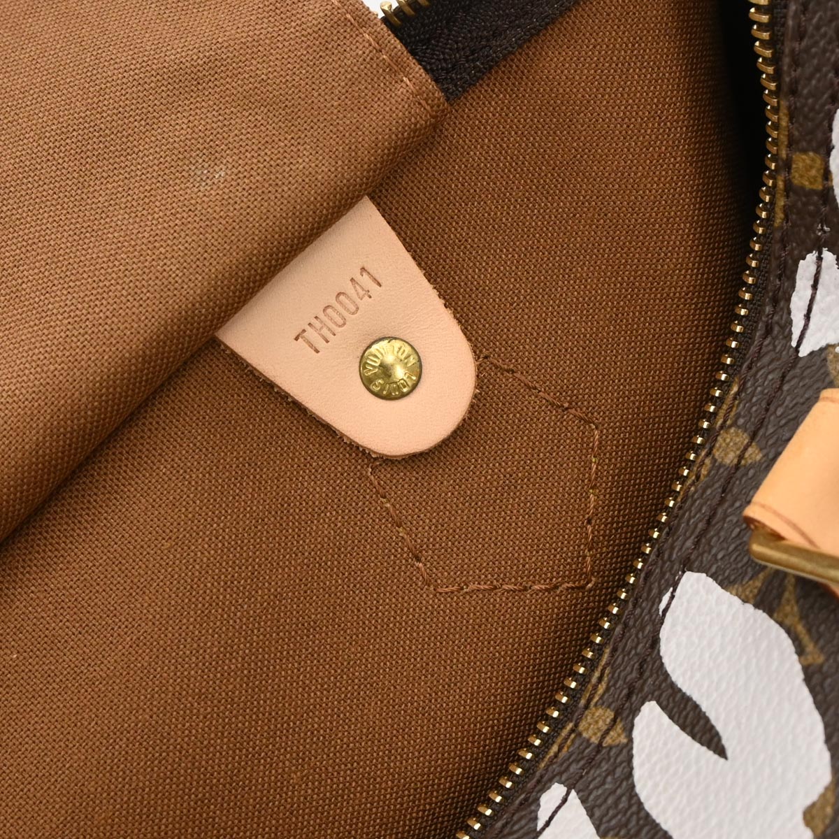 Louis Vuitton White Monogram Graffiti Speedy 30 Handbag M92195