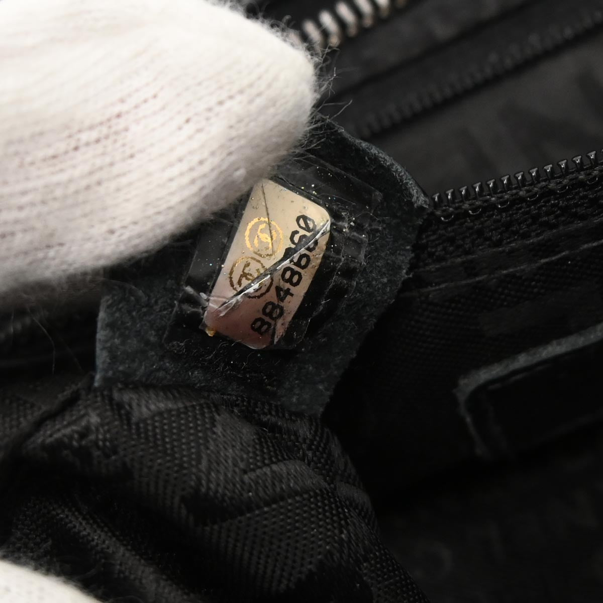 Chanel Black Caviar Choco Bar Handbag