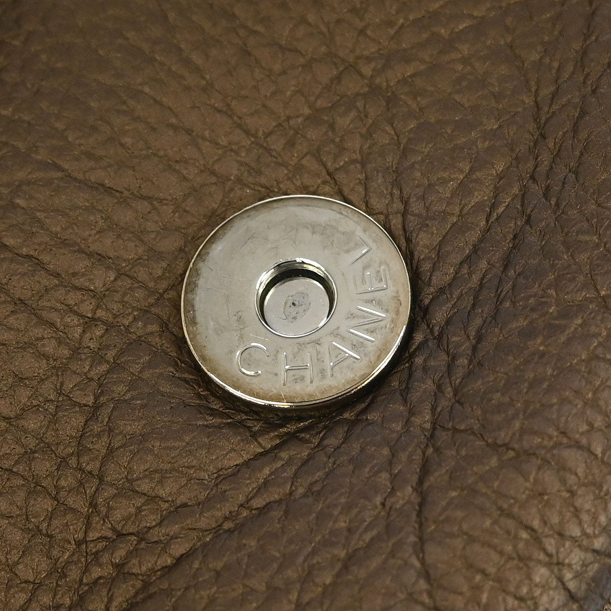 Chanel 2005-2006 Bronze Calfskin Luxury Line Handbag