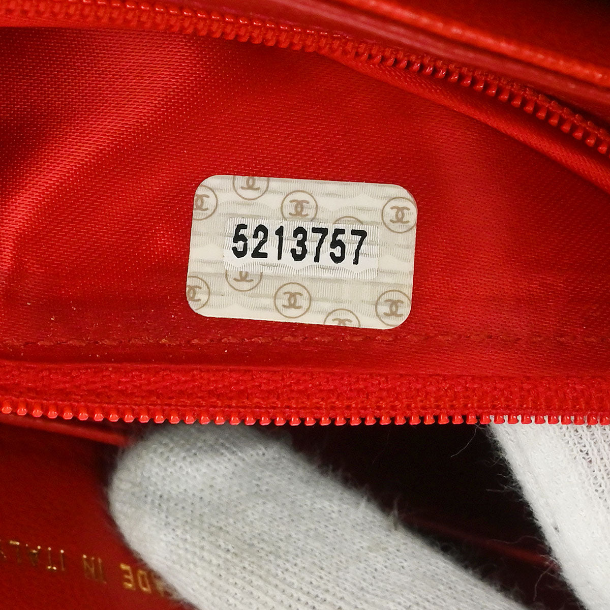 Chanel 1997-1999 Red Caviar Handbag