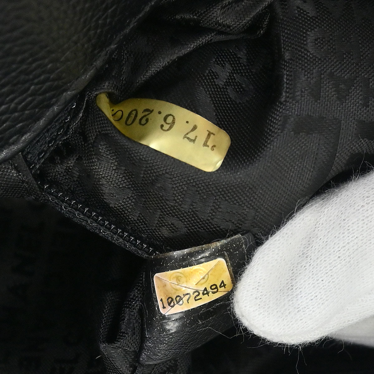 Chanel 2005-2006 Black Calfskin Mademoiselle Lock Cerf Executive Tote Bag