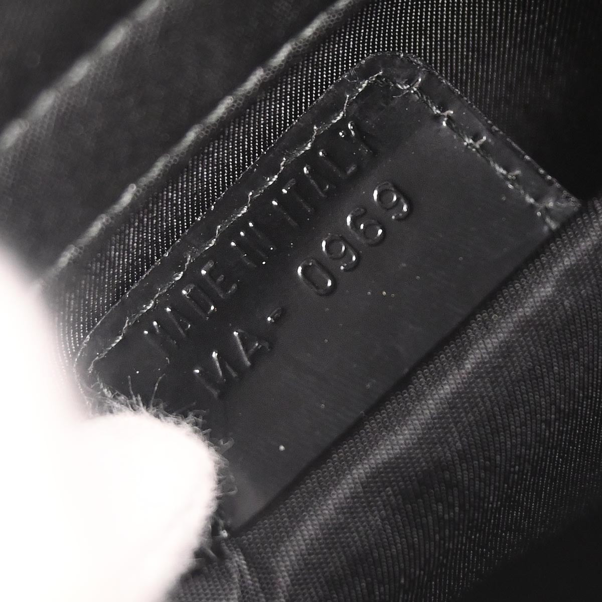 Christian Dior * White Black Pony Hair Satin Zebra Handbag