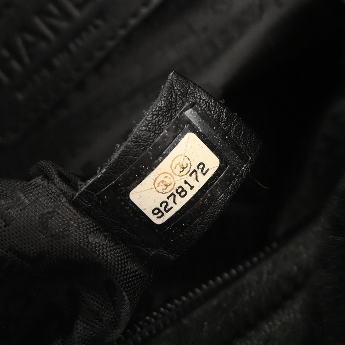 Chanel * 2005-2006 Black Lapin Fur Handbag