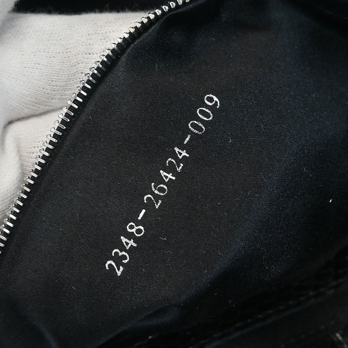 Fendi * Black Python Baguette Handbag