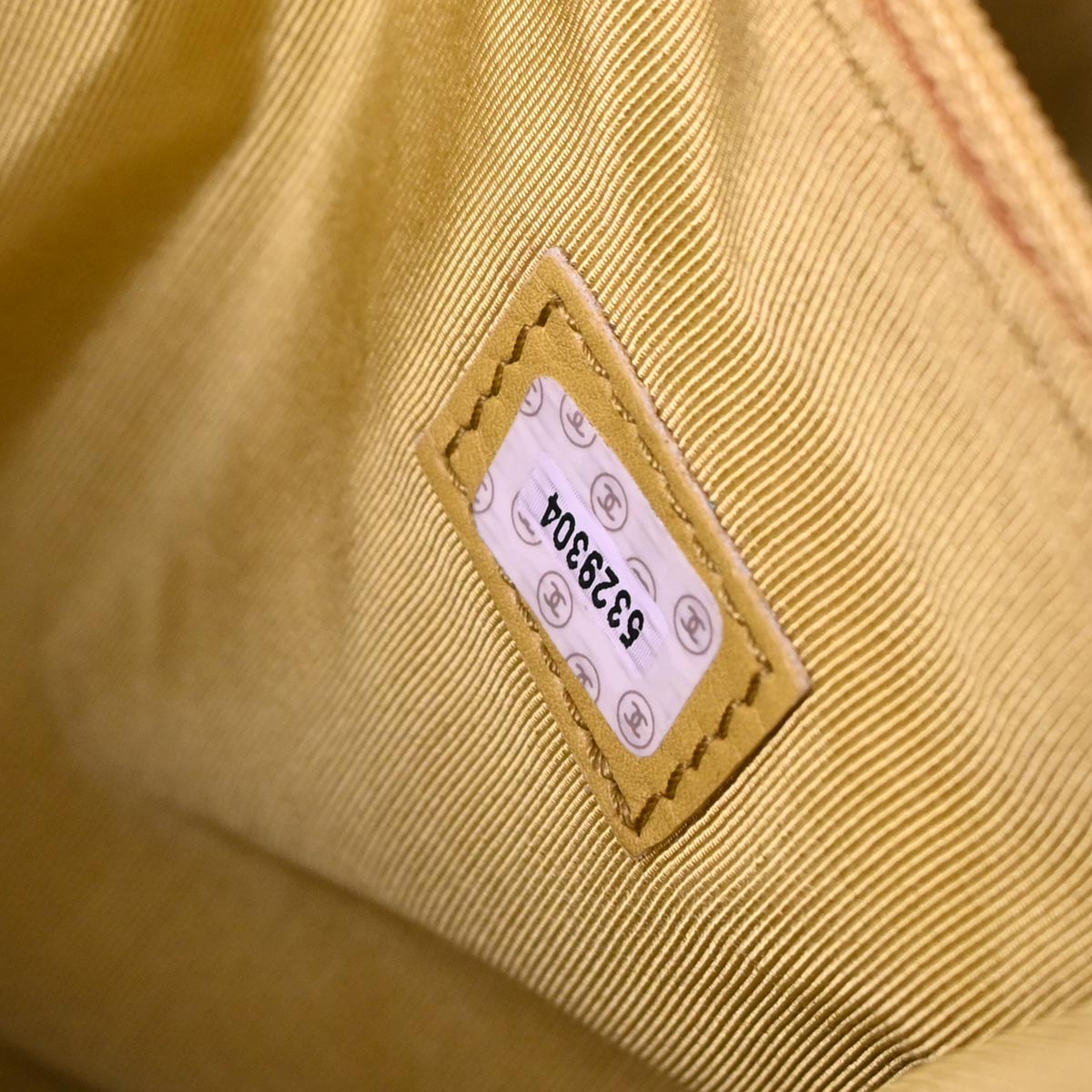 Chanel 1997-1999 Yellow Caviar Handbag