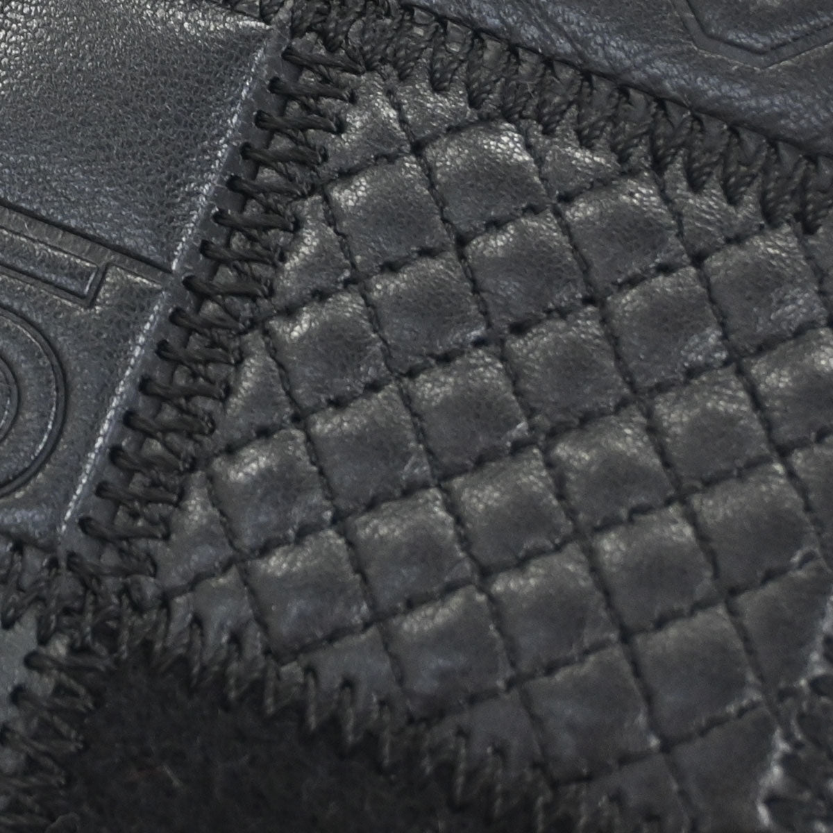 Chanel * Black Icon Patchwork Single Flap Shoulder Bag